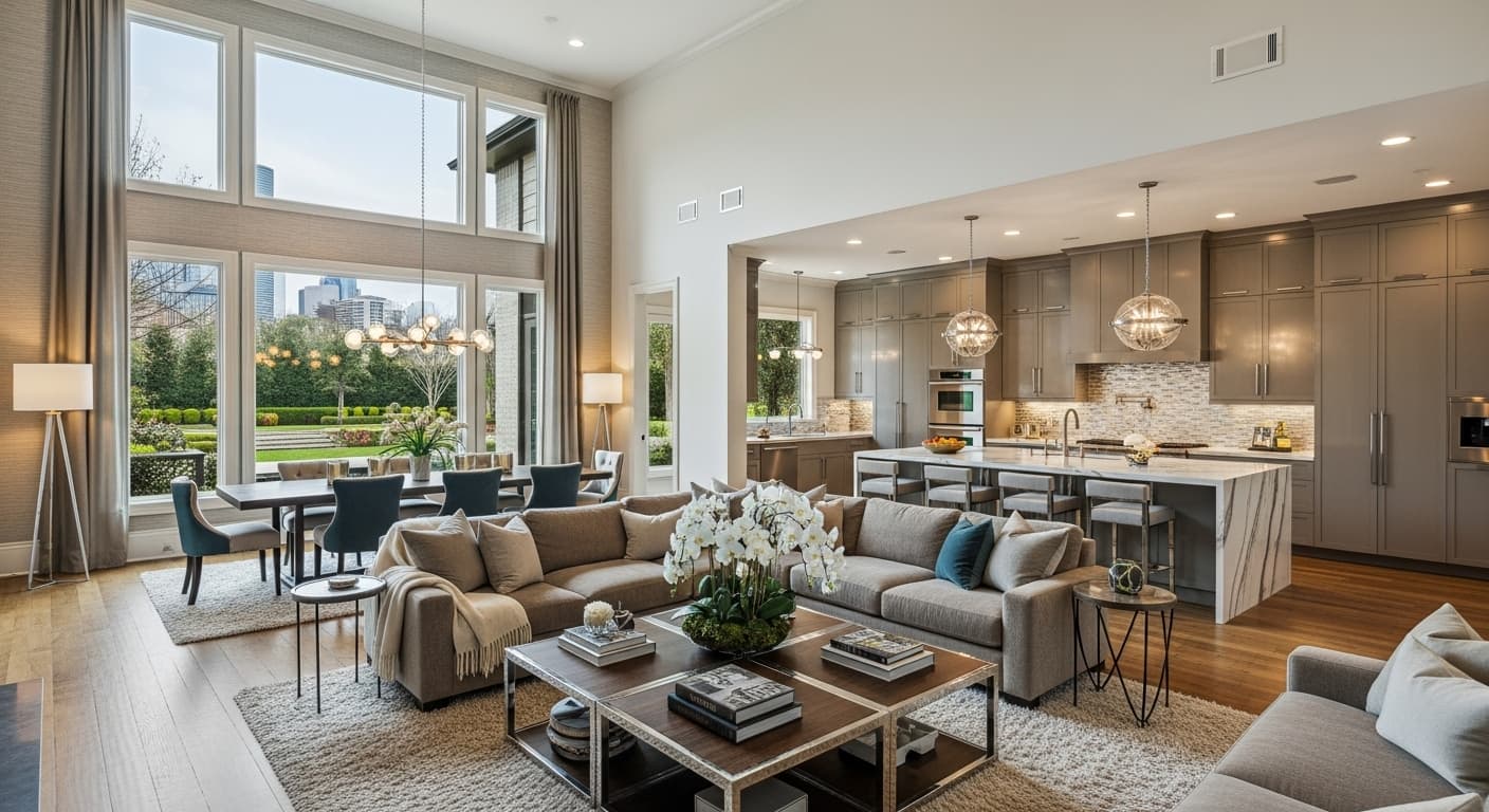 Luxury home interior for valuation