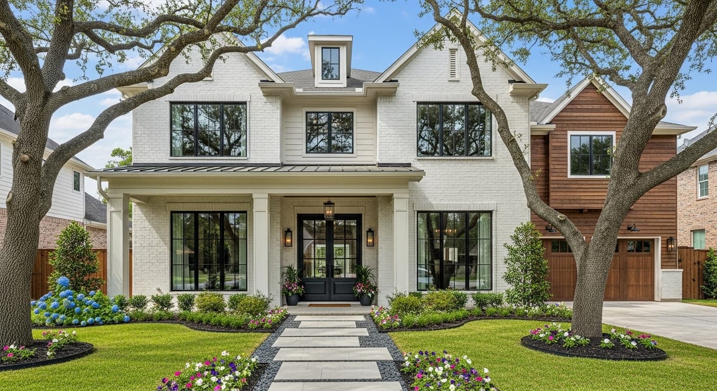 Luxury home exterior for search